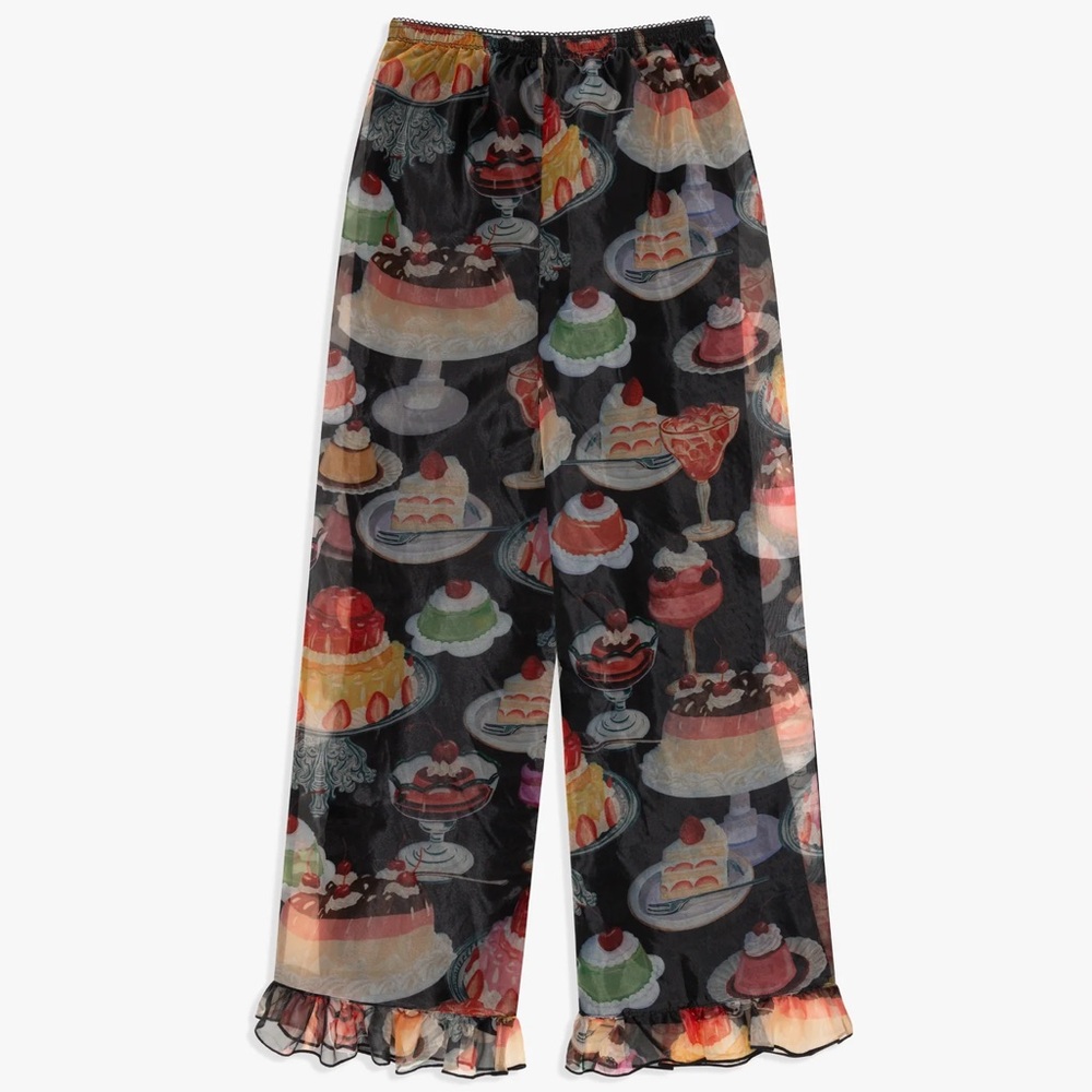 NEW WITH TAGS LIORA RUFFLE PANT - Picture 1 of 11